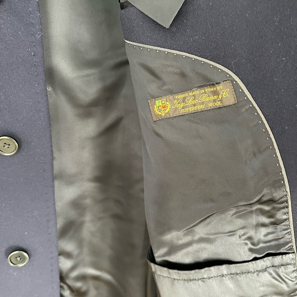 Saks Fifth Avenue Black Label Men’s wool overcoat - Picture 3 of 5